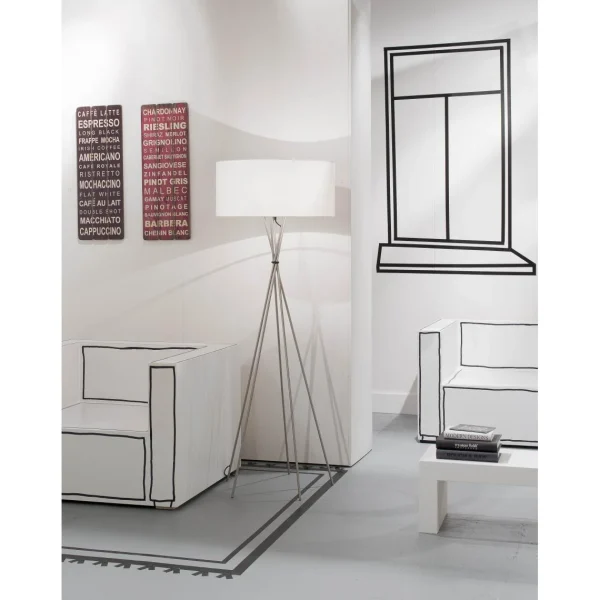 It’s About Romi Lampadaire Multi Pied Métal Blanc LIMA REMISE 3