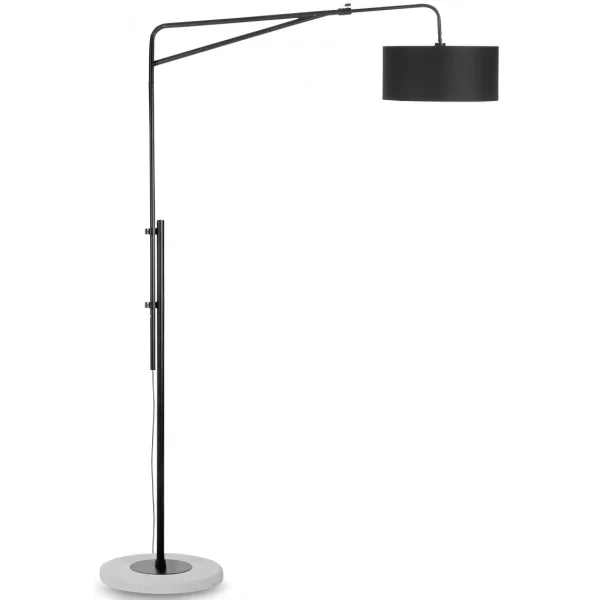 It’s About Romi Lampadaire En Fer Noir Pied L.180 Cm En Ciment BRIGHTON luxe soldes 1