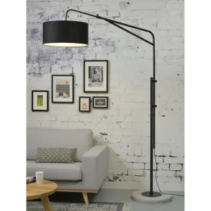 It’s About Romi Lampadaire En Fer Noir Pied L.180 Cm En Ciment BRIGHTON luxe soldes 15