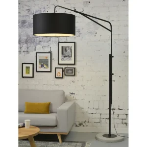 It’s About Romi Lampadaire En Fer Noir Pied L.185 Cm En Ciment BRIGHTON ﻿soldes 6