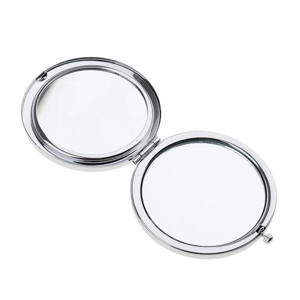 Livraison gratuite Marque Generique 1pc Voyage Premium Poche Pliante Miroir De Maquillage Compact à Deux … 3