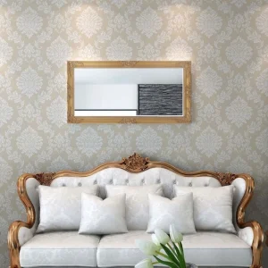 VidaXL Miroir Mural Style Baroque 120 X 60 Cm Doré grossiste 9