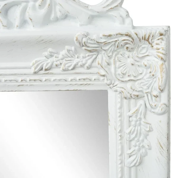 VidaXL Miroir Sur Pied Style Baroque 160 X 40 Cm Blanc prix de gros 5