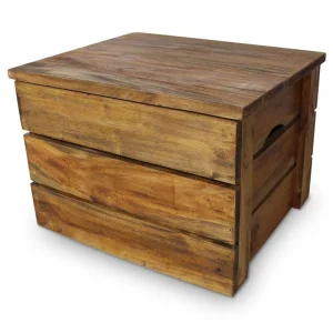 REMISE allant jusqu. VidaXL Jeu De Caisse De Rangement 2 Pcs Bois De Récupération Massif 13