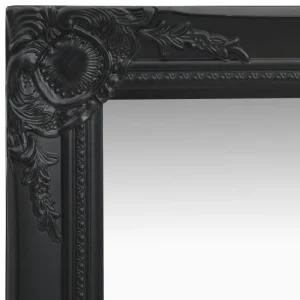 magasin pour VidaXL Miroir Mural Style Baroque 40×40 Cm Noir 11