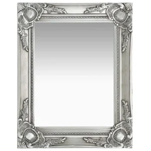 site en ligne VidaXL Miroir Mural Style Baroque 50×40 Cm Argenté 9