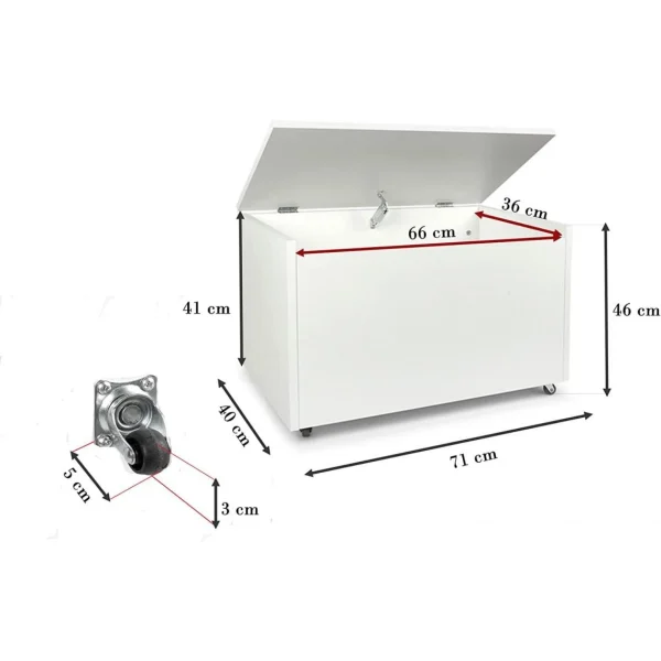 en vente Leomark Coffre à Jouets XXL Sur Roulettes: Hiboux 5