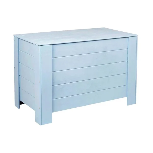 Pinus Coffre De Rangement En Pin 77 X 40 X 50 Cm Bleu. REMISE allant jusqu. 1