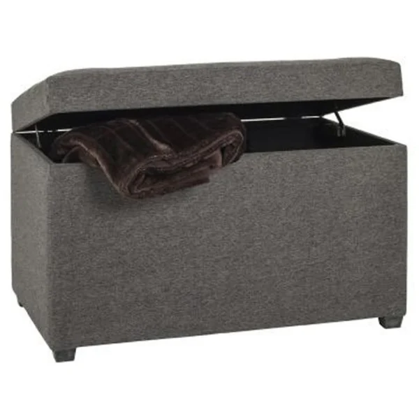 Pegane Coffre De Rangement En Tissu Couleur Anthracite – Dim : L 65 X H 40 X … grande qualité 3