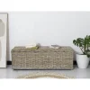 Vente-unique Coffre De Rangement En Kubu GAO – L130 X P45 X H44 Cm – Gris Naturel De Qualité 14