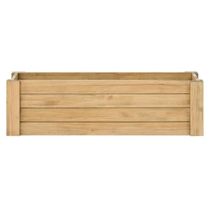 BOX FURNITURE Coffre Rangement Ouvert ECO 40x120x35 Pin Massif Finition Vieilli – B… à prix réduits 9