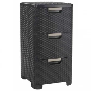 magasin en ligne france Curver Armoire à Tiroirs Style 42 L Marron 240636 6