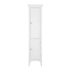 luxe soldes Versanora Armoire De Rangement Colonne Salle De Bain Blanc Ethan Teamson Home EL… 11