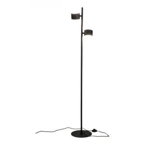 mode HOUSE NORDIC Lampadaire MILANO Noir Avec Un Cordon Textile De 200 Cm 15