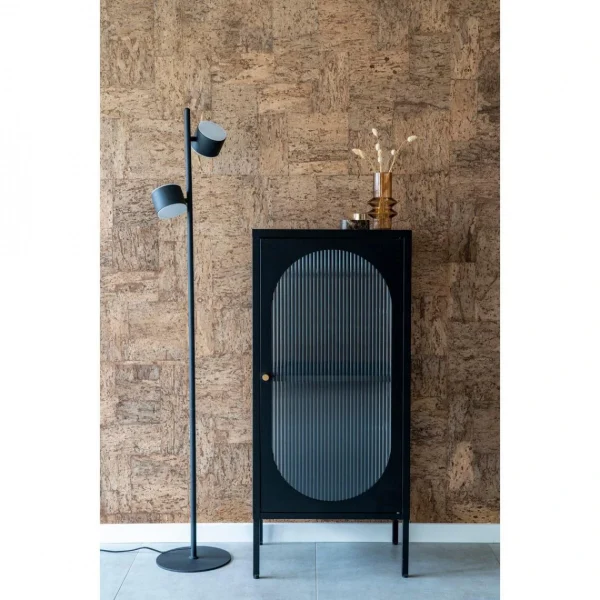 mode HOUSE NORDIC Lampadaire MILANO Noir Avec Un Cordon Textile De 200 Cm 8