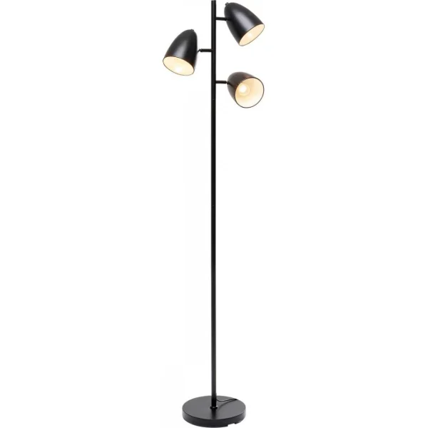 a Prix Discount Kare Design Lampadaire NO TRIPPLES Noir Mat 160 Cm 1