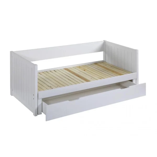 Vente-unique Lit Gigogne Banquette ALFIERO II Avec Tiroir – 90 X 190 Ou 174 X 190 C… boutique en france 5