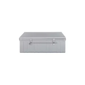 en ligne vente PIERRE HENRY Malle Habitat En Acier 95 Litres Anthracite. 12