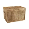 excellent qulity Aubry Gaspard Malle De Rangement En Osier Buff 70 X 42 X 42 Cm. 17