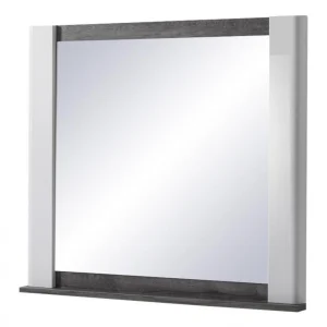 Modern Living Miroir à Poser VERTIGO Blanc Imitation Chêne Gris mode pas cher 11