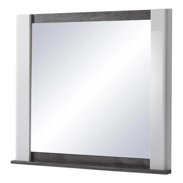 Modern Living Miroir à Poser VERTIGO Blanc Imitation Chêne Gris mode pas cher 4