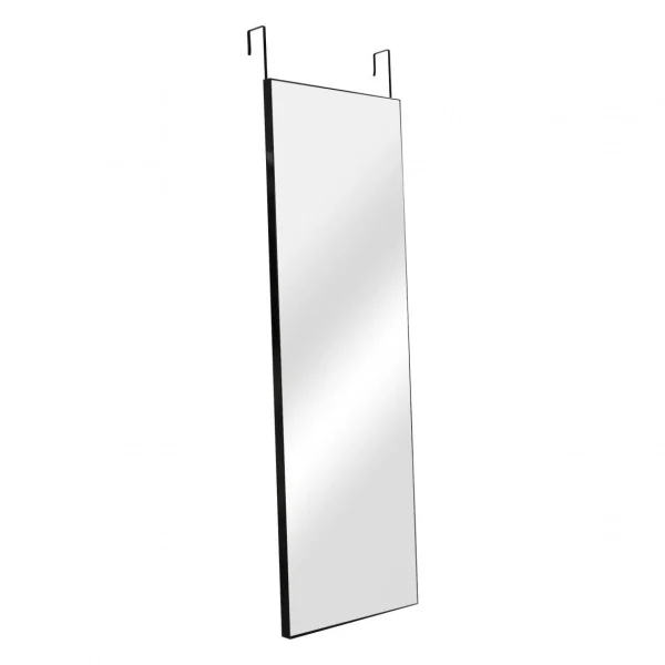 En.casa Miroir Accroche-porte Lesina Avec Option Montage Mural 120 X 40 Cm Noi… en promotion 1