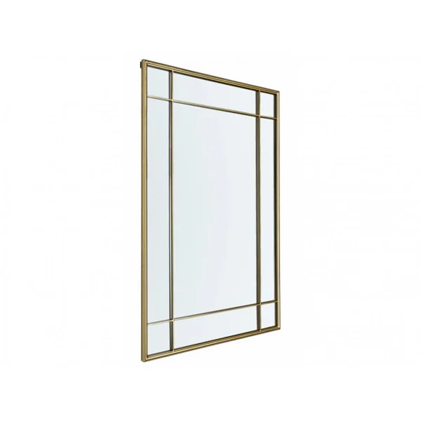 prix abordable Vente-unique Miroir Verrière En Métal ANAIS – L. 80 X H. 120 Cm – Doré Antique 4