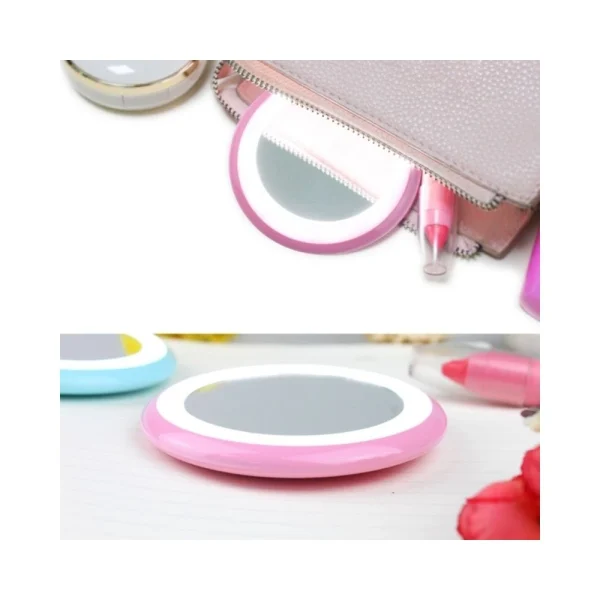 Wewoo Miroir Bleu 1W 10 LEDs Multi-fonction Rechargeable Donut De Maquillage… Prestation Et Rapide 6