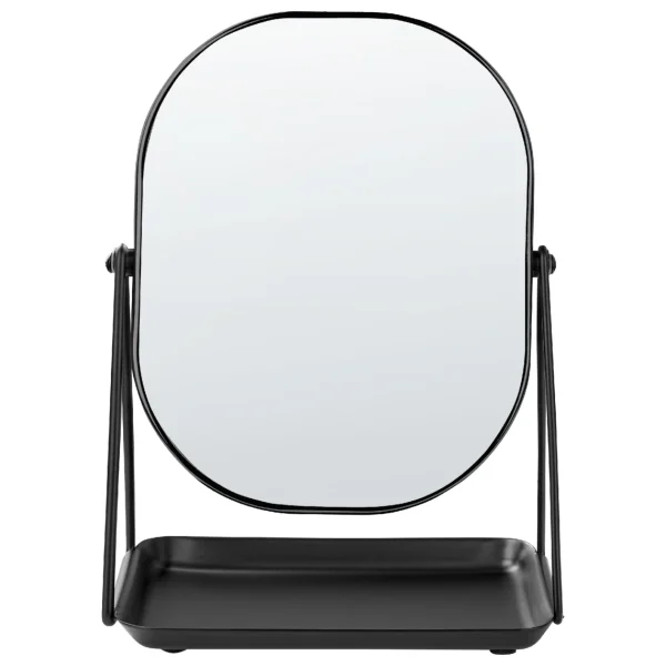 vente à bas prix Beliani Miroir De Maquillage 20 X 22 Cm Noir CORREZE 1