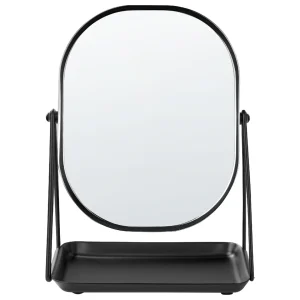 vente à bas prix Beliani Miroir De Maquillage 20 X 22 Cm Noir CORREZE 13