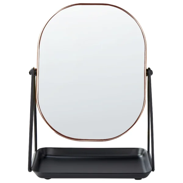 bas prix Beliani Miroir De Maquillage 20 X 22 Cm Rose Doré CORREZE 1