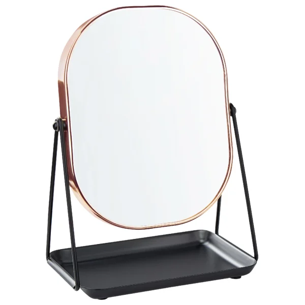 bas prix Beliani Miroir De Maquillage 20 X 22 Cm Rose Doré CORREZE 4