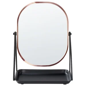 bas prix Beliani Miroir De Maquillage 20 X 22 Cm Rose Doré CORREZE 13