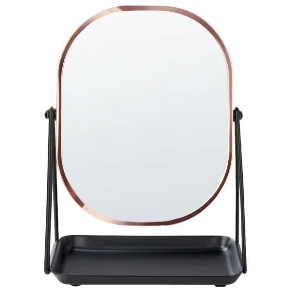 bas prix Beliani Miroir De Maquillage 20 X 22 Cm Rose Doré CORREZE 5