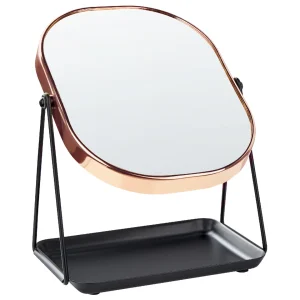 bas prix Beliani Miroir De Maquillage 20 X 22 Cm Rose Doré CORREZE 15