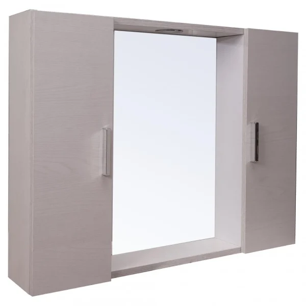 prix le plus bas ALTER Miroir De Salle De Bain Avec Lumières Led, Armoire Murale De Salle De… 3