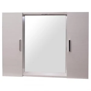 prix le plus bas ALTER Miroir De Salle De Bain Avec Lumières Led, Armoire Murale De Salle De… 10