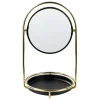 Beliani Miroir De Table Doré ø 15 Cm INDRE REMISE 5