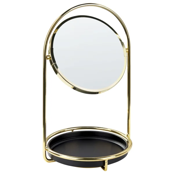 Beliani Miroir De Table Doré ø 15 Cm INDRE REMISE 6