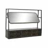 Miroir DKD Home Decor Noir Métal Cuivré Clair (110 X 23 X 80 Cm) acheter 10