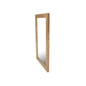 Vente-unique Miroir Rectangulaire En Teck Clair – 60 X 90 Cm – AMLAPURA belle 8