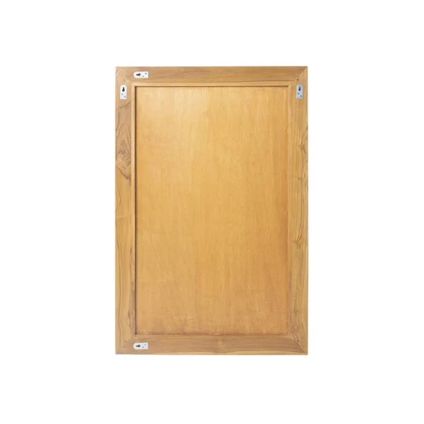 Vente-unique Miroir Rectangulaire En Teck Clair – 60 X 90 Cm – AMLAPURA belle 4