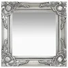 Decoshop26 Miroir Mural Carré Style Baroque 40×40 Cm Argenté DEC022848 soldes en ligne 14