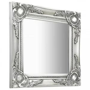 Decoshop26 Miroir Mural Carré Style Baroque 40×40 Cm Argenté DEC022848 soldes en ligne 9