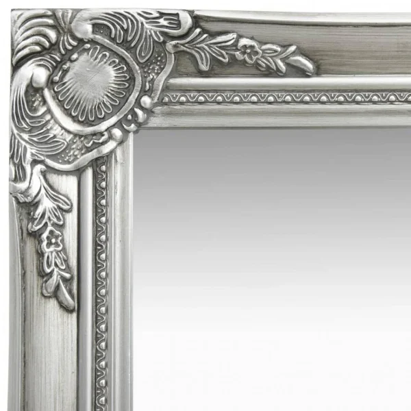 Decoshop26 Miroir Mural Carré Style Baroque 40×40 Cm Argenté DEC022848 soldes en ligne 4