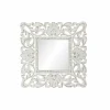 soldes pas cher Miroir Mural DKD Home Decor Blanc Bois MDF (60 X 2 X 60 Cm) 14