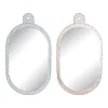 Neuve avec étiquette Miroir Mural DKD Home Decor Blanc Rose Métal Verre (2 Pcs) (22 X 1.5 … 16