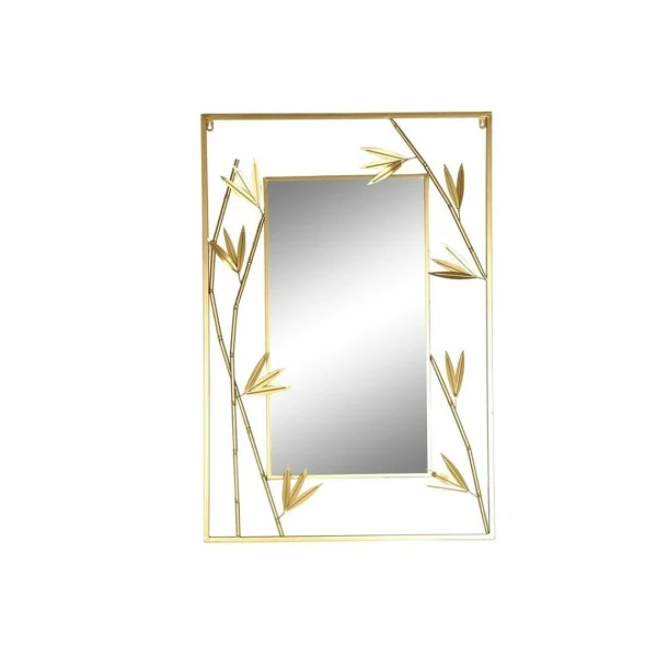 Livraison Standard/Rapide Miroir Mural DKD Home Decor Miroir Doré Métal (70.5 X 3 X 103 Cm) 1