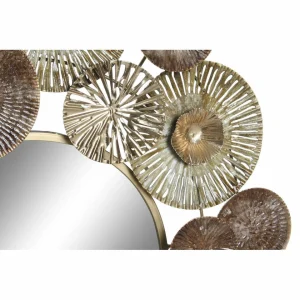 Miroir Mural DKD Home Decor Miroir Métal Cuivré Clair Cercles (67 X … Livraison internationale 9