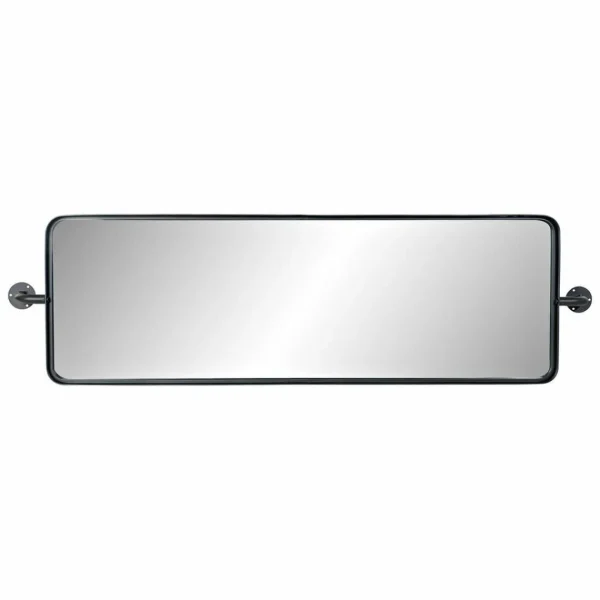 Miroir Mural DKD Home Decor Noir Métal (40 X 7 X 140 Cm) site officiel 1